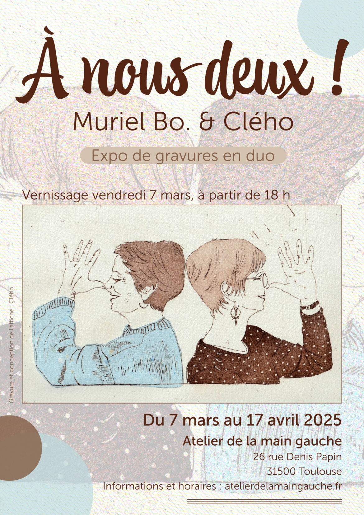 À nous deux ! Exposition de Muriel Bo et Clotilde Eav