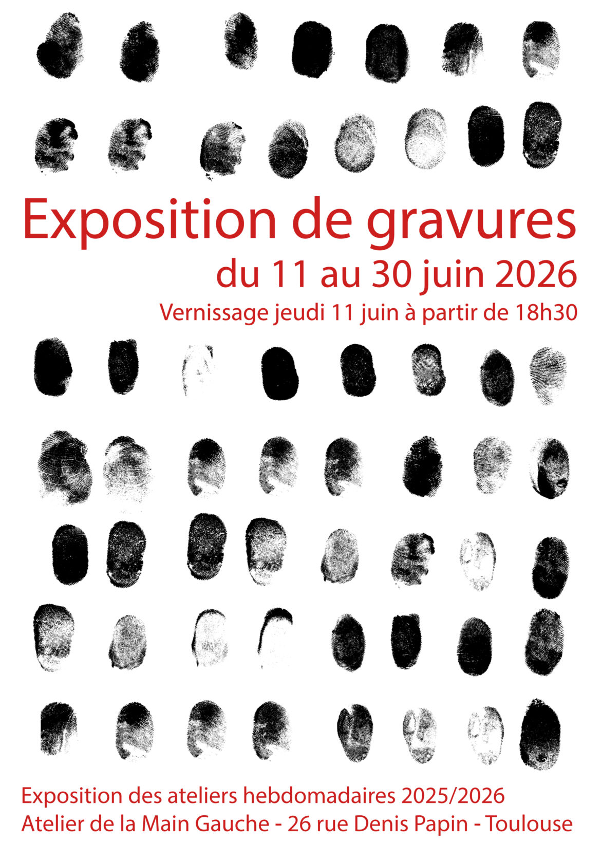 Exposition des ateliers hebdomadaires